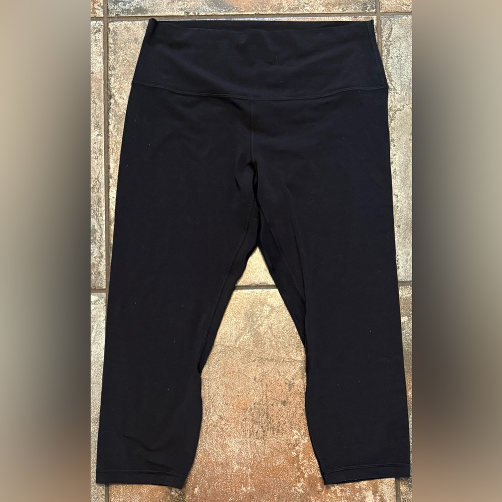 Lululemon Black High Waist Capris Yoga Pants - Picture 3 of 3